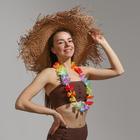 Карнавальное ожерелье "Гавайское", многоцветное - фото 8350938