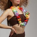 Карнавальное ожерелье "Гавайское", многоцветное - фото 15929747