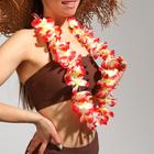 Гавайское ожерелье "Крупные цветы", цвета МИКС - фото 15929749