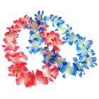 Гавайское ожерелье "Крупные цветы", цвета МИКС - фото 15929750