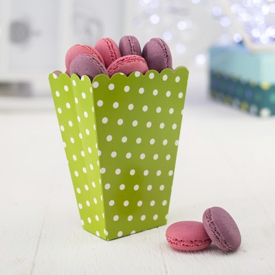 Снек-бокс «Зелёный в горошек»