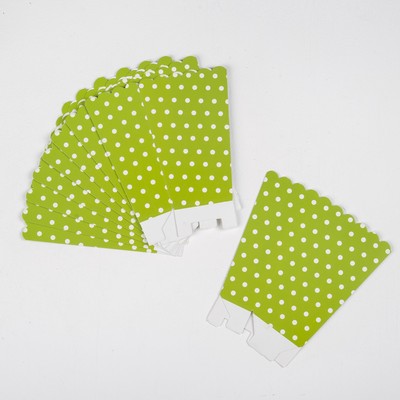 Снек-бокс «Зелёный в горошек»