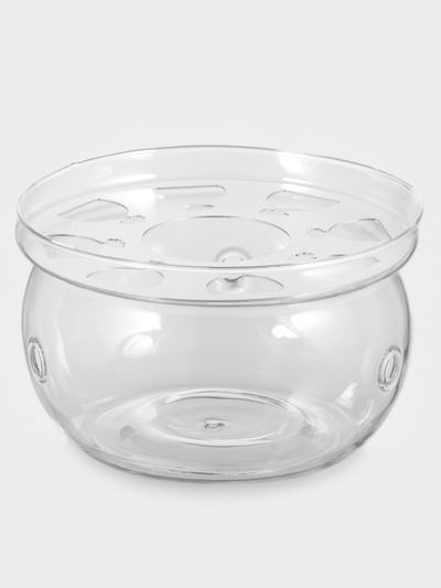 Подставка-подогрев под чайник Доляна «Огонёк», d=13 см, стекло