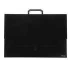 Папка-портфель А3 Erich Krause Classic, черная, корешок 32мм, толщина пластика 1000мкм - Фото 1