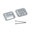 Кляймер №1 оцинкованный, с гвоздями 1.2х20 мм, в упаковке 100 шт. - Фото 1