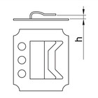 Кляймер №1 без покрытия, с гвоздями 1.2х20 мм, в упаковке 100 шт. - Фото 2