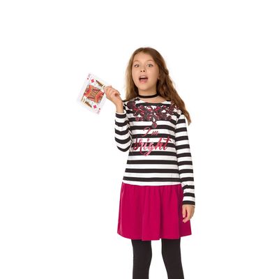 Платье для девочки, рост 128 см, цвет чёрный