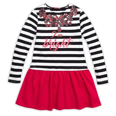 Платье для девочки, рост 128 см, цвет чёрный