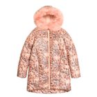 Пальто для девочки, рост 122 см, цвет персиковый - Фото 3
