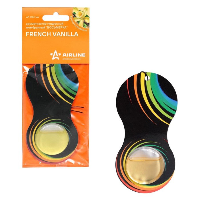 Ароматизатор подвесной гелевый Airline «Восьмёрка», аромат ваниль - Фото 1