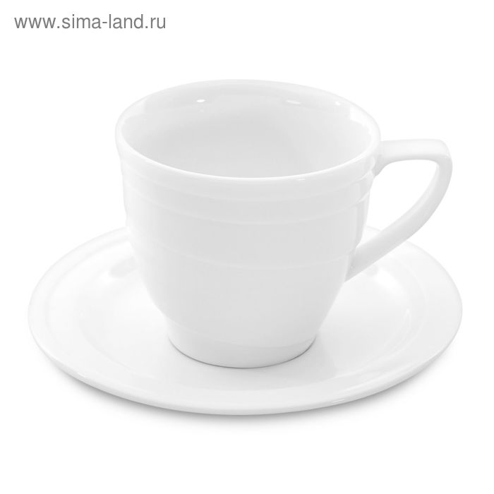 Чашка для кофе с блюдцем Hotel, 180 мл - Фото 1