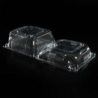 Контейнер одноразовый с неразъёмной крышкой ИП-9 А, пластик, 350 мл, 13×13×7.5 см, прозрачный - Фото 4