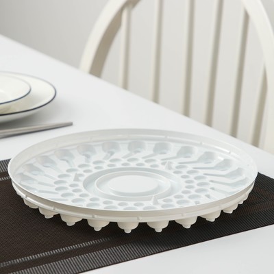 Дно для тортницы пластиковое одноразовое ПР-Т-1430, 25×13 см, внутренний 22×11.7 см, белое, 160 шт./уп