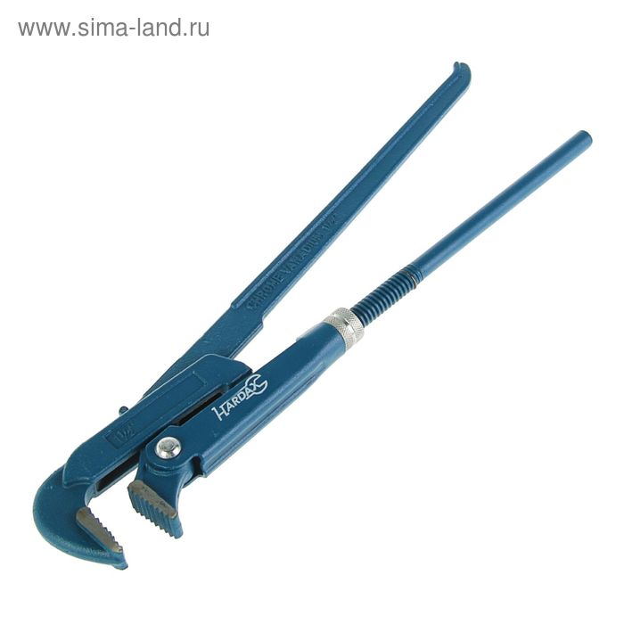 Ключ трубный Hardax/Remocolor, рычажный, №2, раскрытие губ 20-50 мм, 90° L-Type, прямые губы - Фото 1