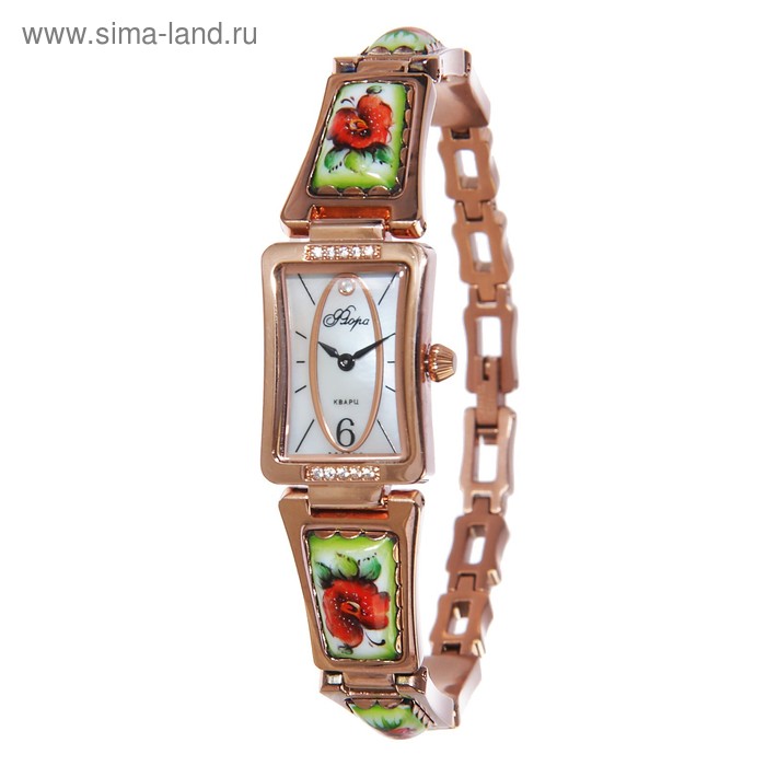 Наручные часы женские с финифтью "Славянка" 1142B8-B2/28 - Фото 1