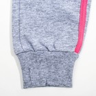 Комплект для девочки (толстовка, брюки), рост 98-104 см, цвет серый меланж 210_М - Фото 8