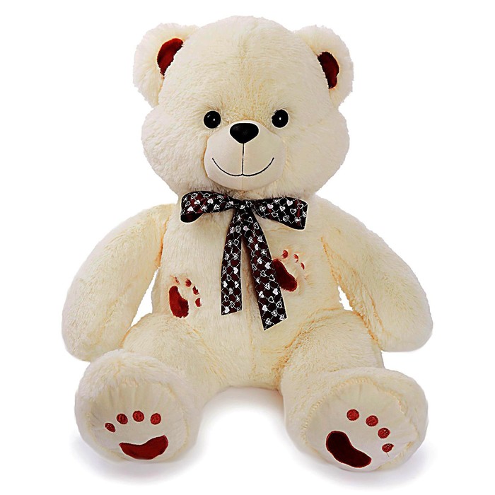 Мягкая игрушка «Медведь Френк», 90 см, цвет молочный - Фото 1