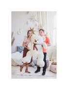 Мягкая игрушка «Медведь Амур», цвет молочный, 80 (155) см - Фото 7