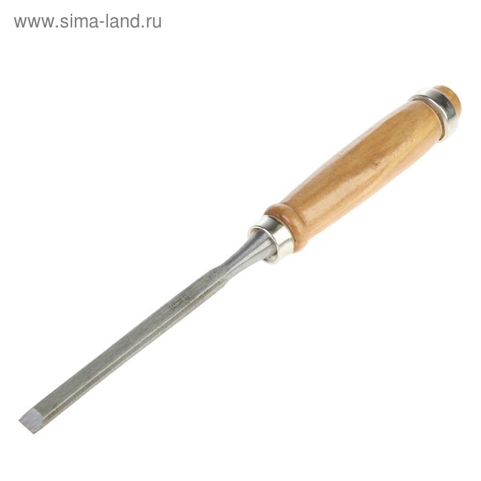 Стамеска "КУРС", деревянная ручка,  8 мм - Фото 1
