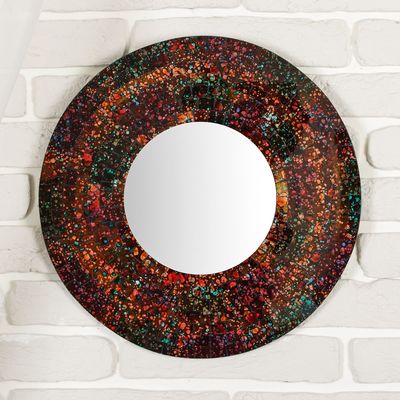 Панно зеркальное «Млечный путь», 40×1×40 см