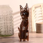 Сувенир «Кошка с бантом, ушки в горошек», 30×10×3 см, дерево  (артикул 2028061)  большой выбор товаров оптом и в розницу по низким ценам с доставкой