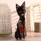 Сувенир «Кошка с росписью на лапках», 30×10×3 см, дерево 2028062 - фото 16530932