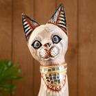 Сувенир дерево "Кошка в зеркальном галстуке" 60х15х5 см - фото 53658782