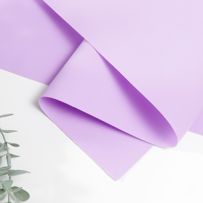 Фоамиран иранский 0,8-1 мм (сиреневый/154) 60х70 см - Фото 1