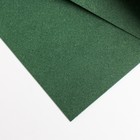 Фоамиран иранский 0,8-1 мм (тёмно-тёмно зелёный) 60х70 см - Фото 2
