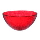 Салатник 1,4 л "Ажур", d=20 см, цвет рубин - Фото 1