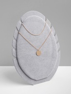 Подставка под кулоны и цепочки «QF. Овал», 5 мест, 20×1.5×28 см, серая - Фото 3