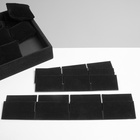 Подставка для часов, браслетов QF, 12 мест, 35×24×5 см, чёрная - Фото 5