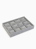 Подставка для часов, браслетов QF, 12 мест, 35×24×5 см, серая - Фото 2