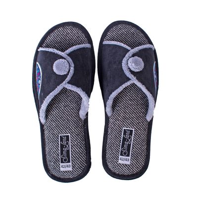 Обувь домашняя мужская "Любимому папе", размер 42/43