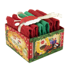 Наб. полотенец "Collorista" Удачи и благополучия 30х30 см-3 шт, 100% хлопок, 340 гр/м2 - Фото 1