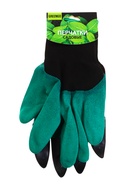 Перчатки садовые, нейлоновые «Землеройки», с латексной пропиткой, с когтями, размер 10, зелёные, Greengo - Фото 17