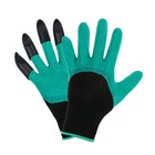 Перчатки садовые, нейлоновые «Землеройки», с латексной пропиткой, с когтями, размер 10, зелёные, Greengo - Фото 5