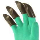 Перчатки садовые, нейлоновые «Землеройки», с латексной пропиткой, с когтями, размер 10, зелёные, Greengo - Фото 9