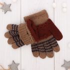 Перчатки шерстяные для мальчиков Collorista "Альф", размер 14 (р-р произв. 16*7 см) - Фото 2