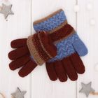 Перчатки шерстяные для мальчиков Collorista "Джони", размер 14 (р-р произв. 16*7 см) - Фото 2