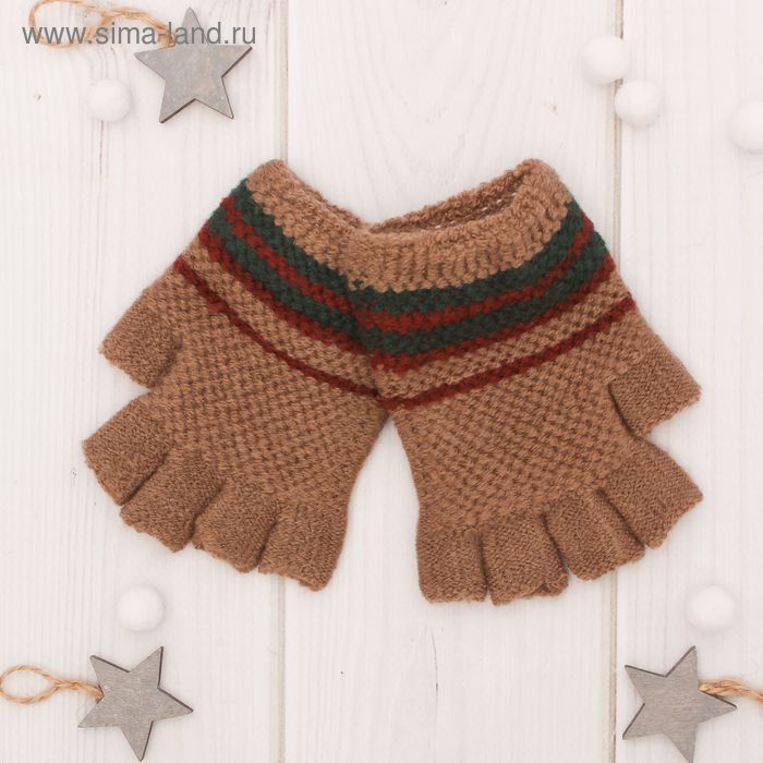 Митенки шерстяные для мальчиков Collorista "Барт", размер 14 (р-р произв. 16*7 см) - Фото 1