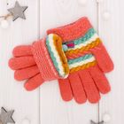 Перчатки шерстяные для девочек Collorista "Аделина", размер 14 (р-р произв. 16*7 см) - Фото 2
