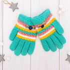 Перчатки шерстяные для девочек Collorista "Леонора", размер 14 (р-р произв. 16*7 см) - Фото 1