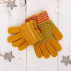 Перчатки шерстяные для девочек Collorista "Роксана", размер 14 (р-р произв. 16*7 см) - Фото 2