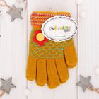 Перчатки шерстяные для девочек Collorista "Роксана", размер 14 (р-р произв. 16*7 см) - Фото 4