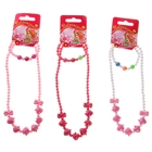 Набор детский «Выбражулька» 2 предмета: бусы, браслет, клубнички с бантиками, МИКС - Фото 2