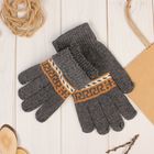 Перчатки шерстяные мужские "Дорос", размер 10, цвет серый - Фото 3