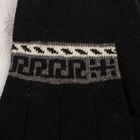 Перчатки шерстяные мужские "Кирос", размер 10, цвет чёрный - Фото 2