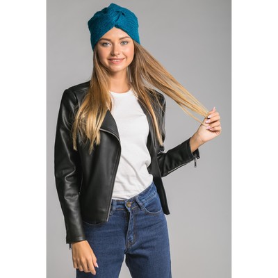 Шапка-чалма женская "Восточная краса", размер 54-56, цвет синий