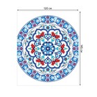 Скатерть на стол «Цветочная тарелка», прямоугольная, сатен, размер 120х145 см - Фото 2